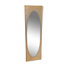 Miroir ovale biseauté années 50-60