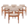 Vintage GM11 dining chairs from Glostrup Møbelfabrik, 1960s, set of 6
