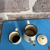 Enamelled coffee maker