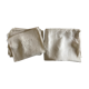 Tablecloth and 8 damask linen napkins embroidered RT circa 1900.