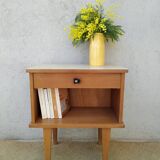 Scandinavian bedside table 60s