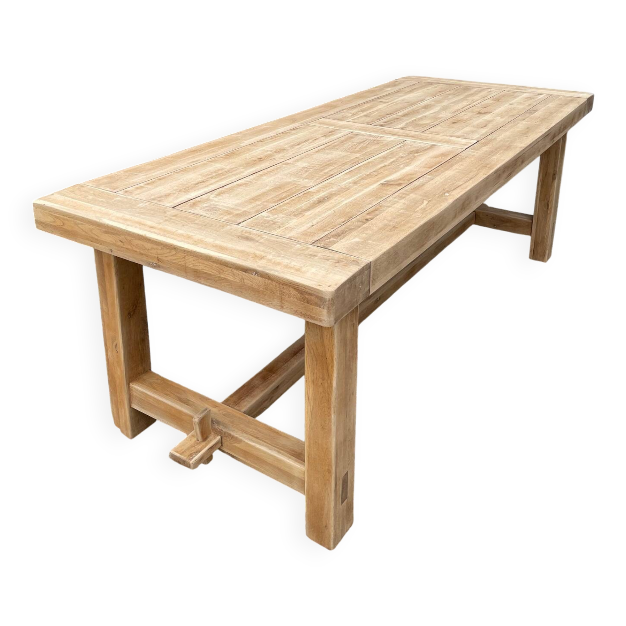 Solid oak farmhouse table