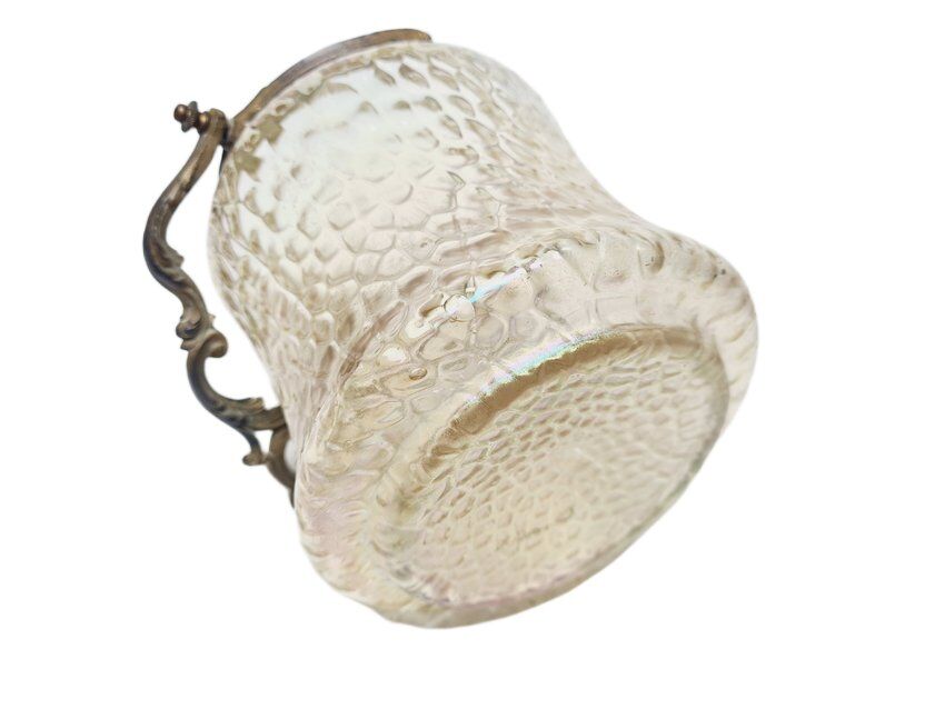 Art nouveau german candyer from loetz, 1890s