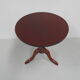 Table d’appoint ronde en acajou antique