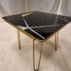 Vintage Coffee Table • Brass • Glass • 1950