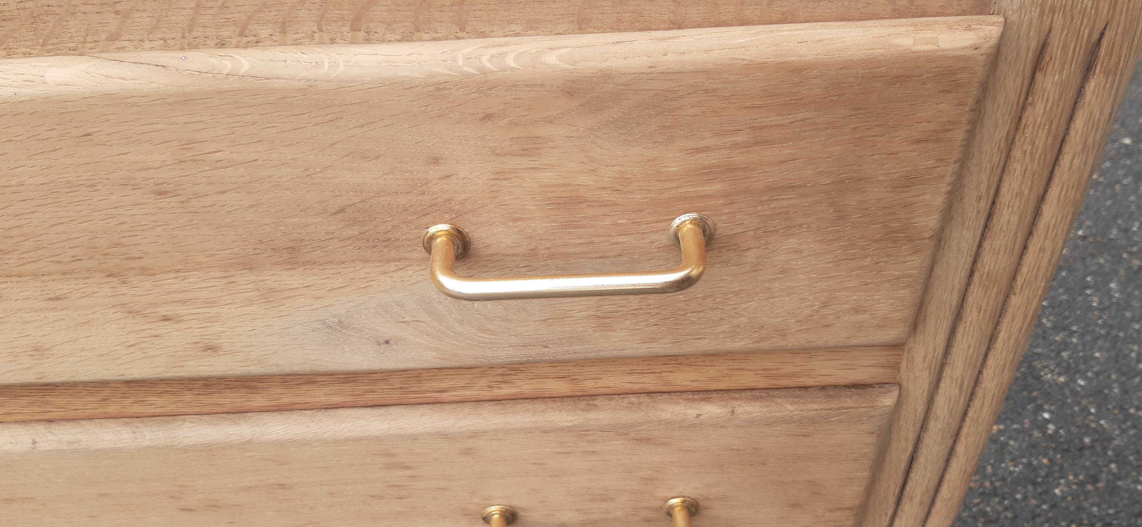 Commode vintage bois brut