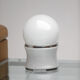 White table lamp in white opaline glass 1970s