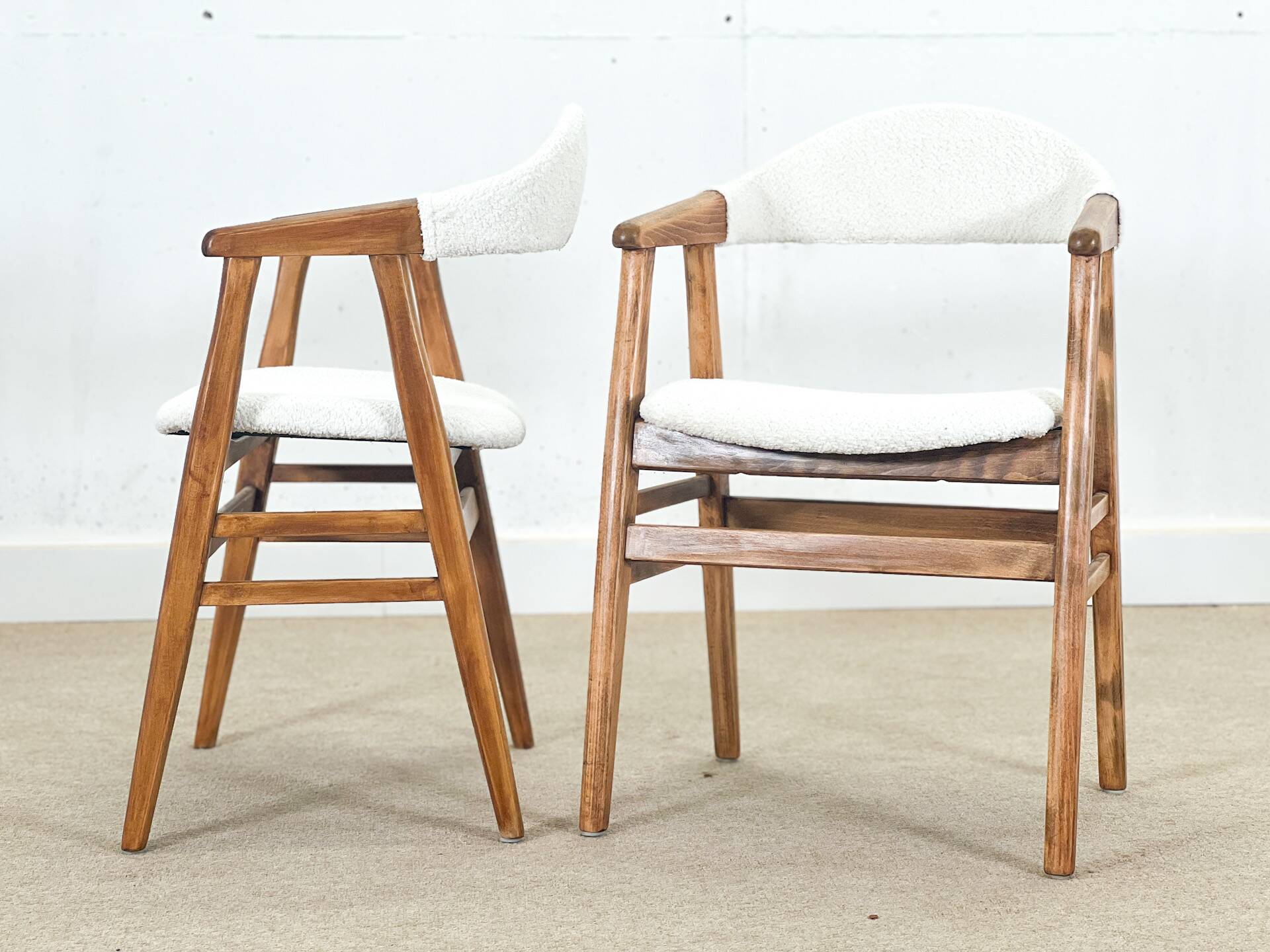 Danish dining chairs (new upholstery)