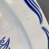 Plat ovale en faïence de Badonviller