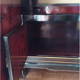 TV cabinet, hi-fi in decorated lacquered wood