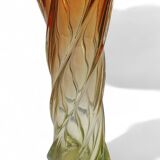 Vase en verre de Murano torsadé