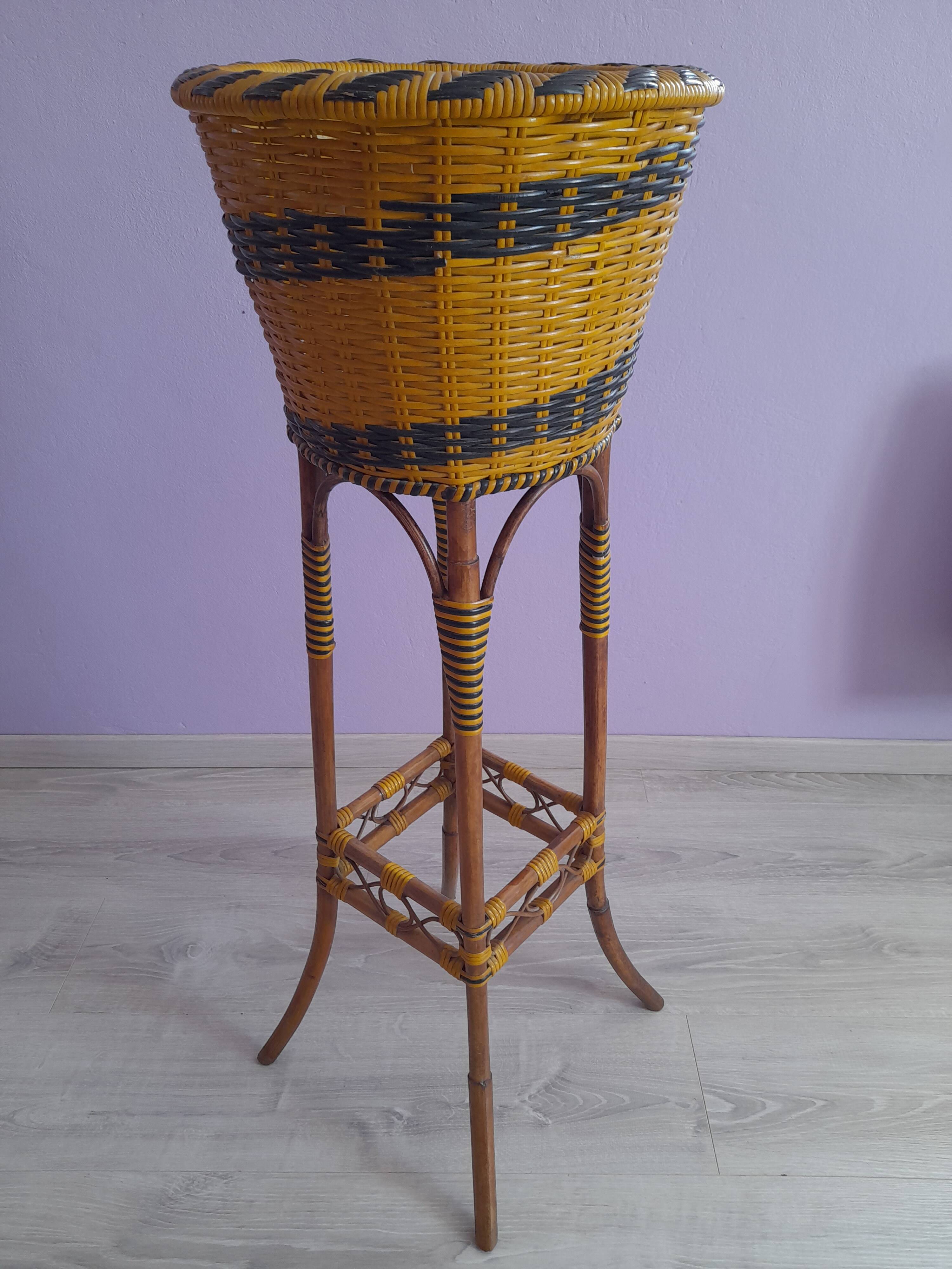 Vintage pedestal planter