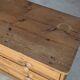 English pine chest of drawers
