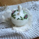 Poudrier en verre opaline Pierre Scheinder