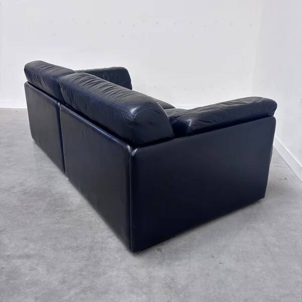 Canapé / lit de jour vintage des années 1980 dans le style de De Sede DS76