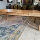 Table de ferme en chêne massif 200x100 avec sa rallonge de 60x100
