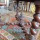 Oval oak table