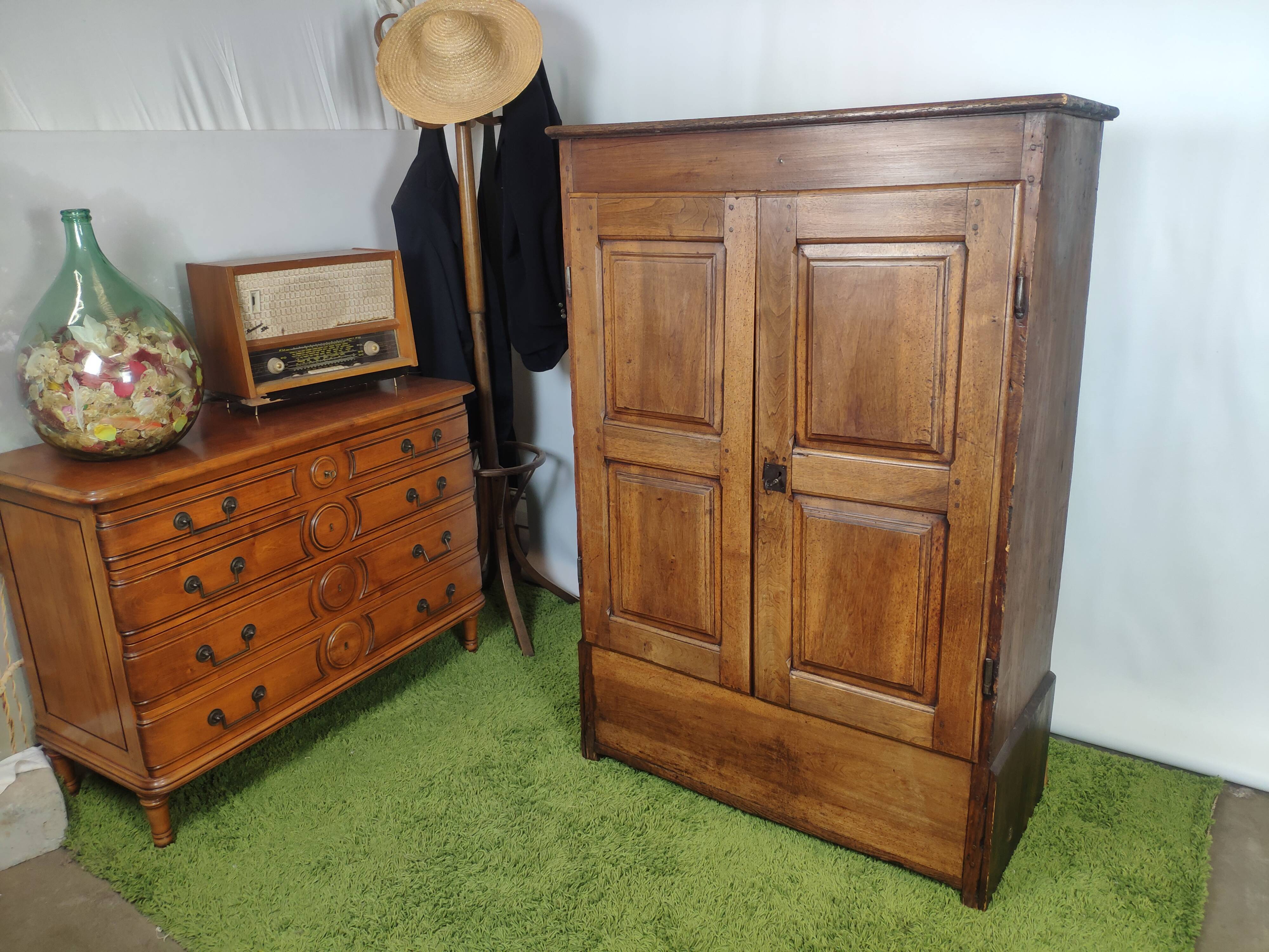Armoire ancienne chêne massif XIXème