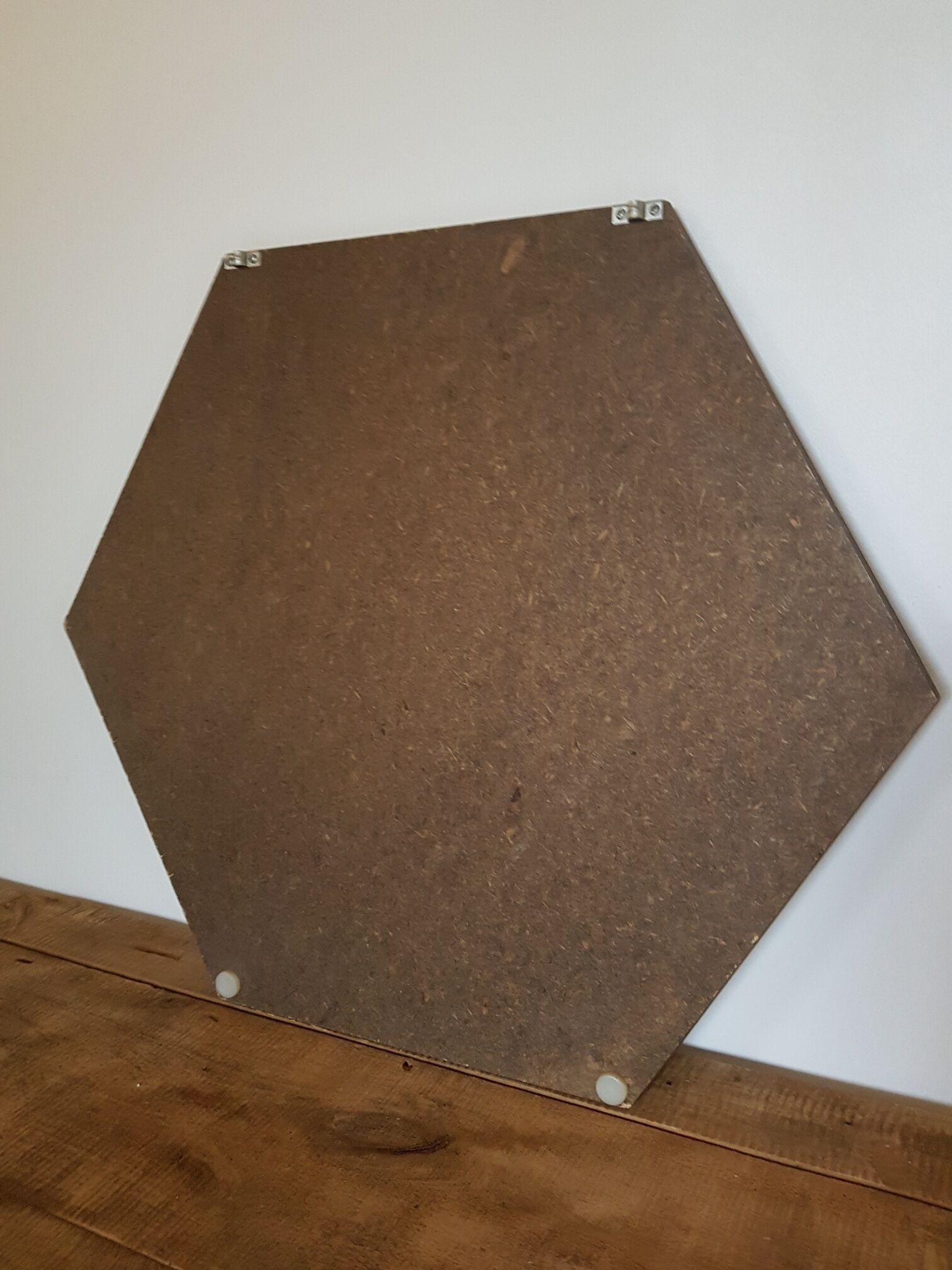 Vintage hexagonal mirror 1970 78x68 cm