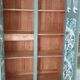Green Parisian wardrobe of solid wood grey