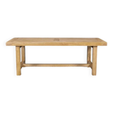 Solid oak farm table