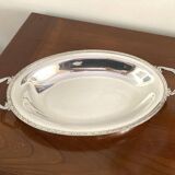 Plat creux argenté