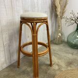 Rattan bar stool
