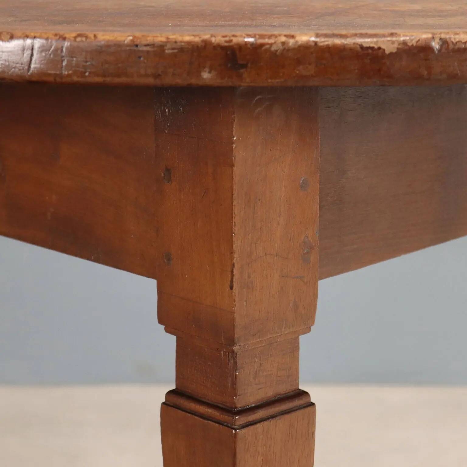 Antique Directoire console with a half-moon top, Italy, 19th century.