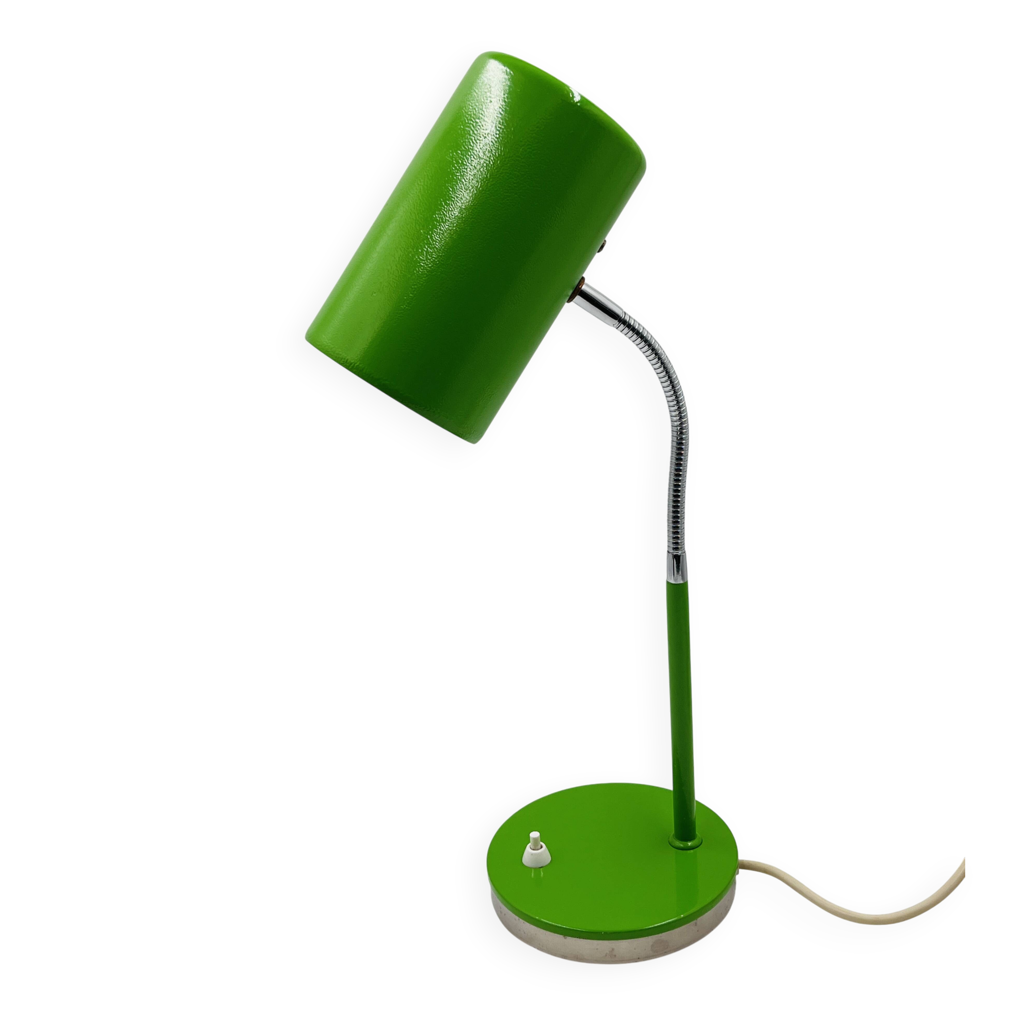 Green designer desk lamp