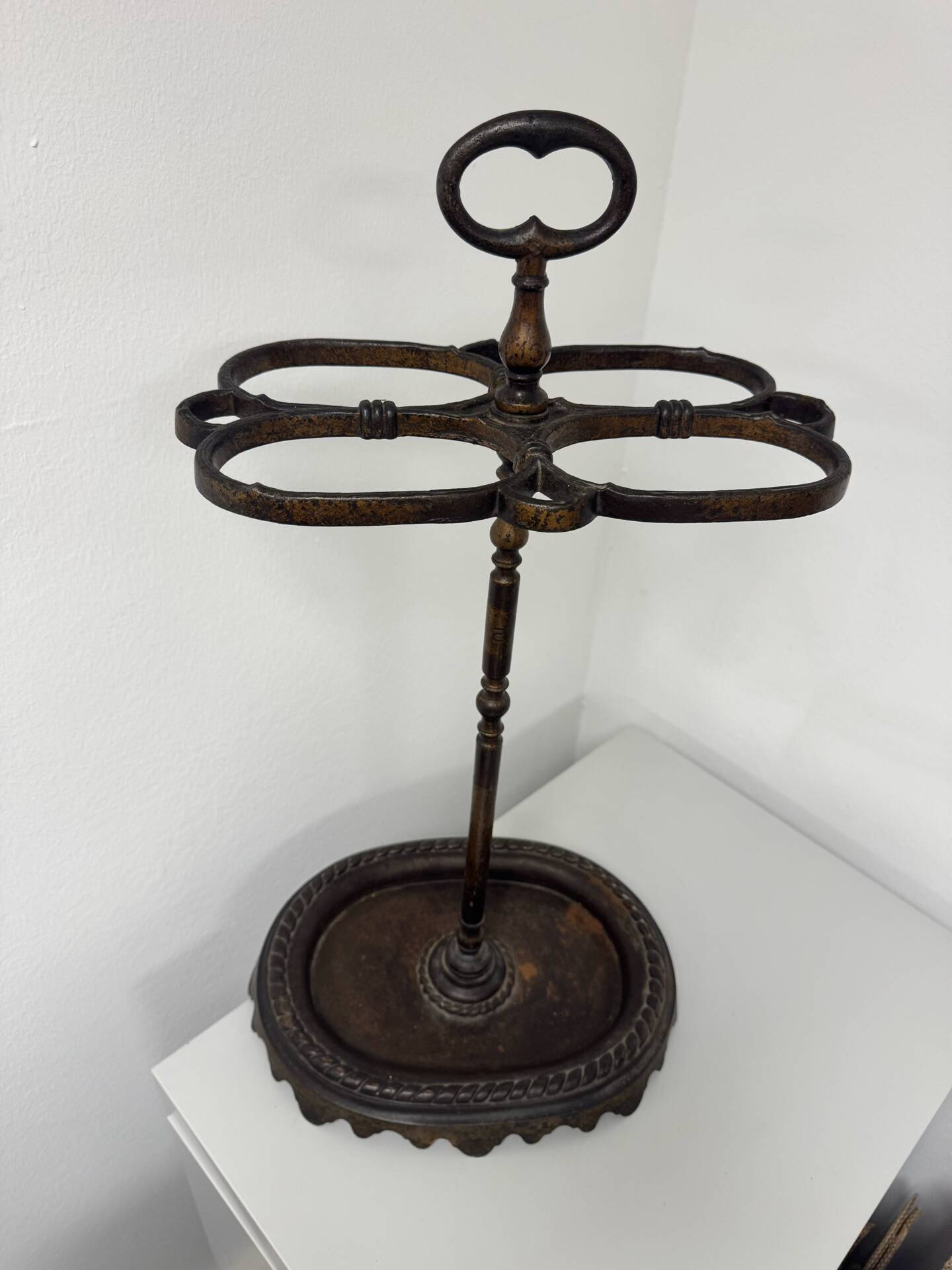 Umbrella stand, cast iron cane holder from the 19th century / Napoleon III style