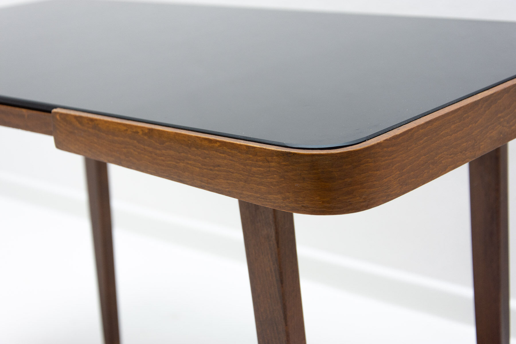 Mid century opaxite glass coffee table, 1960´s, Czechoslovakia