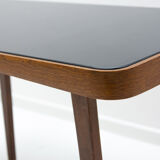 Mid century opaxite glass coffee table, 1960´s, Czechoslovakia