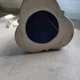 Blue Art Deco style lamp base.