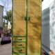 Armoire Roche Bobois vintage cannage rotin