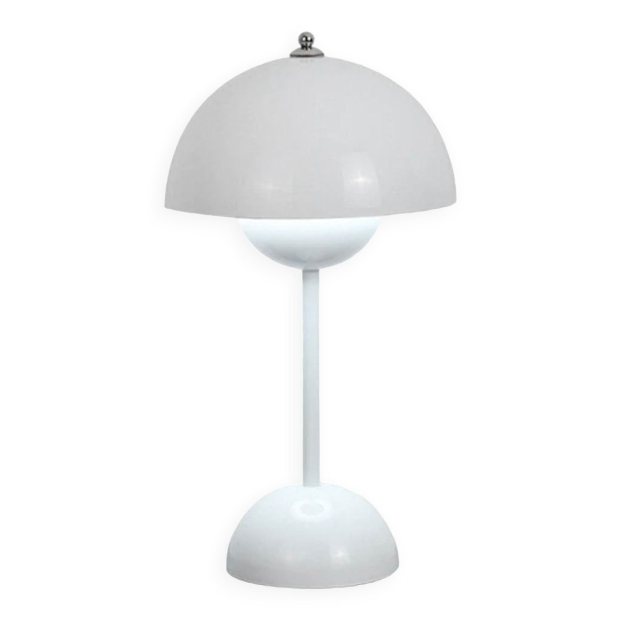 Scandinavian vintage white lamp