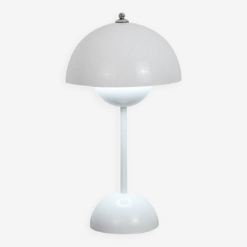 Scandinavian vintage white lamp