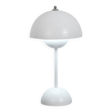 Scandinavian vintage white lamp