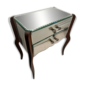 Table de chevet miroir - art