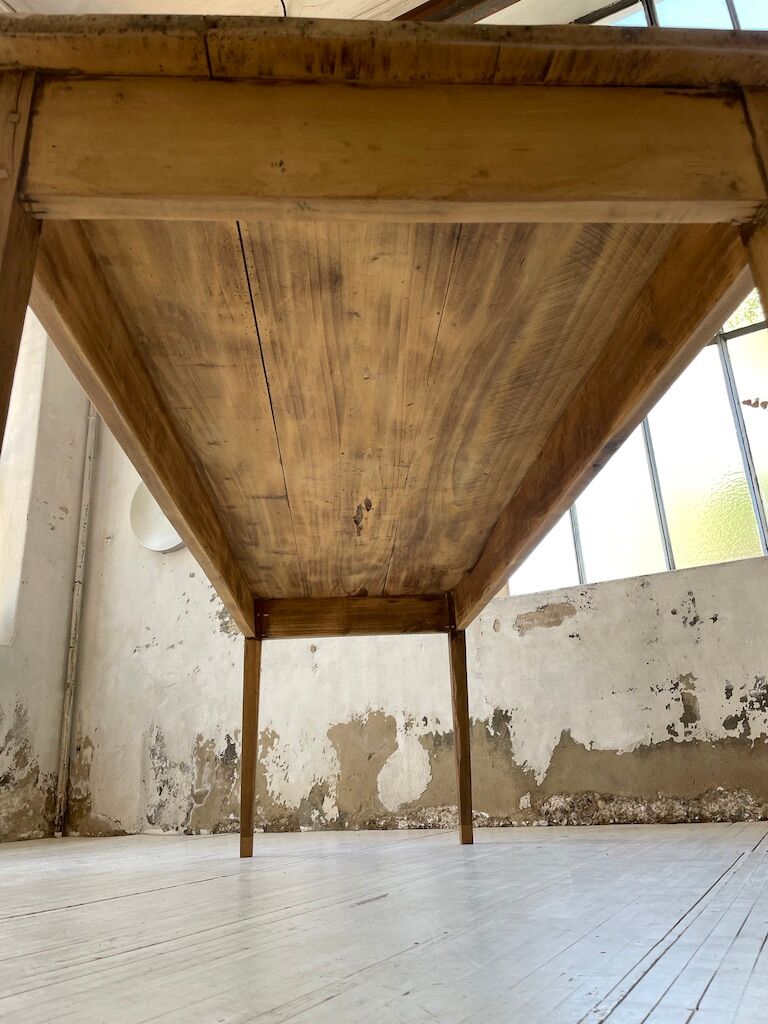 Oak and pine farm table 2m