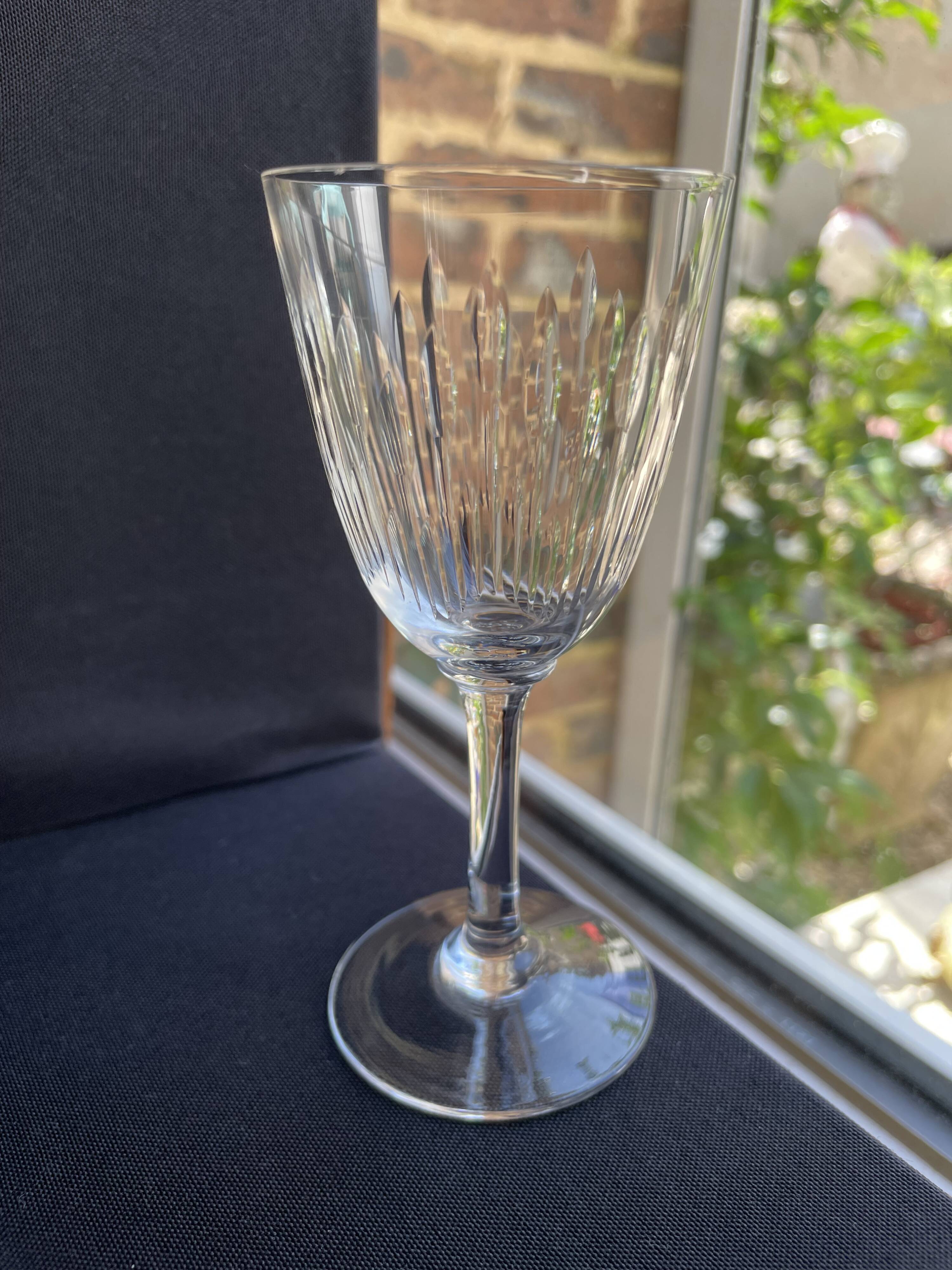 3334 - 6 Baccarat aperitif glasses, Corneille service