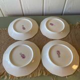 Assiettes à dessert haviland et le tanneur