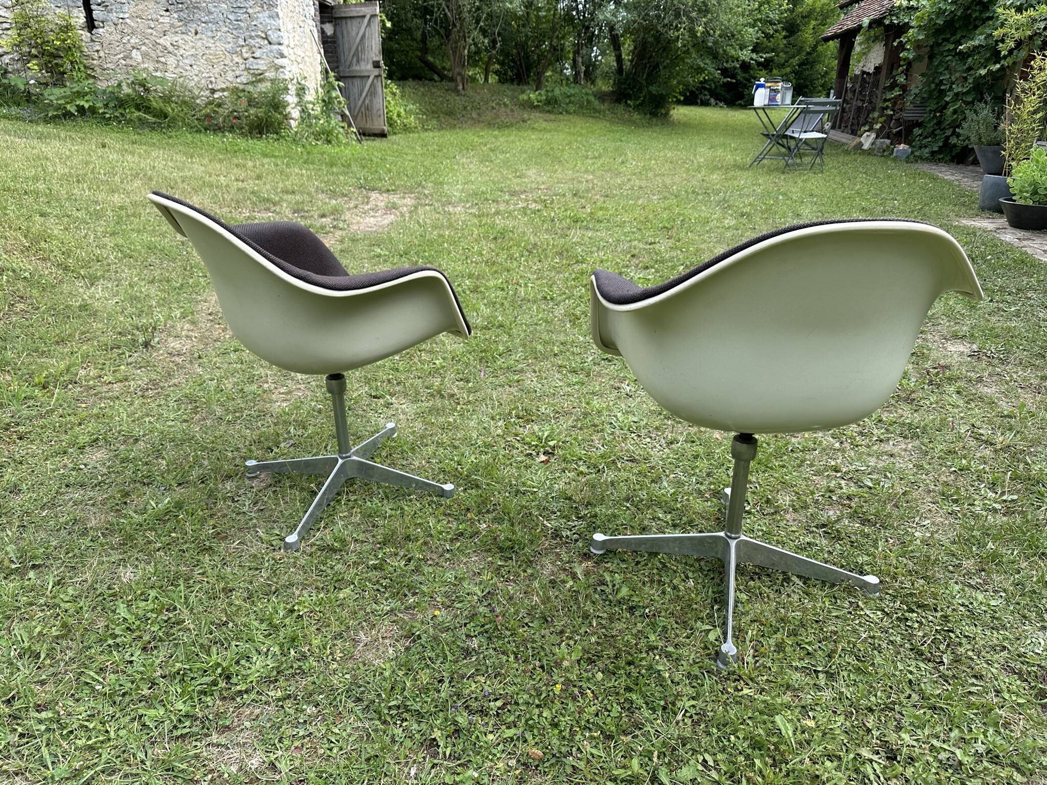 Eames armchair pair, Herman Miller edition