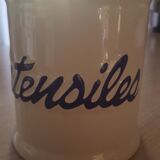 Ceramic utensil pot