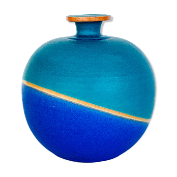 Signed ceramic vase