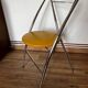 Yamakado chair, chrome and yellow skai