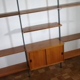 Mid-Century Teak Modular Shelf System by Olof Pira, Sweden, 1960s