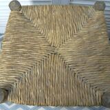 Wooden and straw, vintage