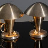 Pair of chrome table lamps, Vladimír Havel, 1960s, Czechoslovakia