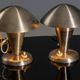 Pair of chrome table lamps, Vladimír Havel, 1960s, Czechoslovakia