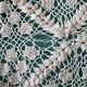 Large vintage handmade crochet bedspread